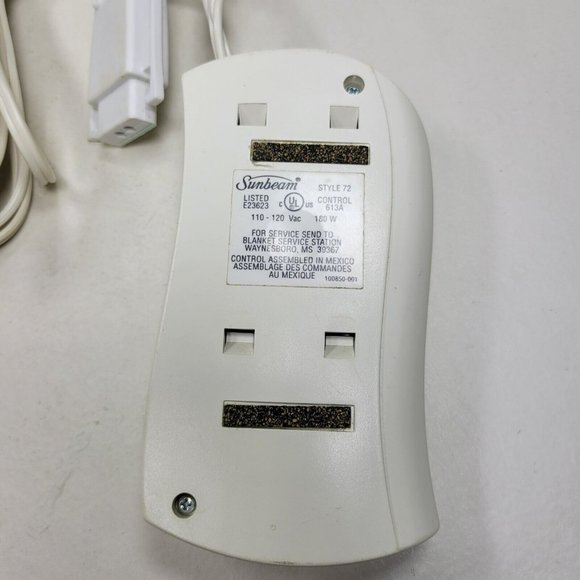 Sunbeam Style 72 Control 613A Heat Controller Power Cord Replacement Part - Picture 3 of 4